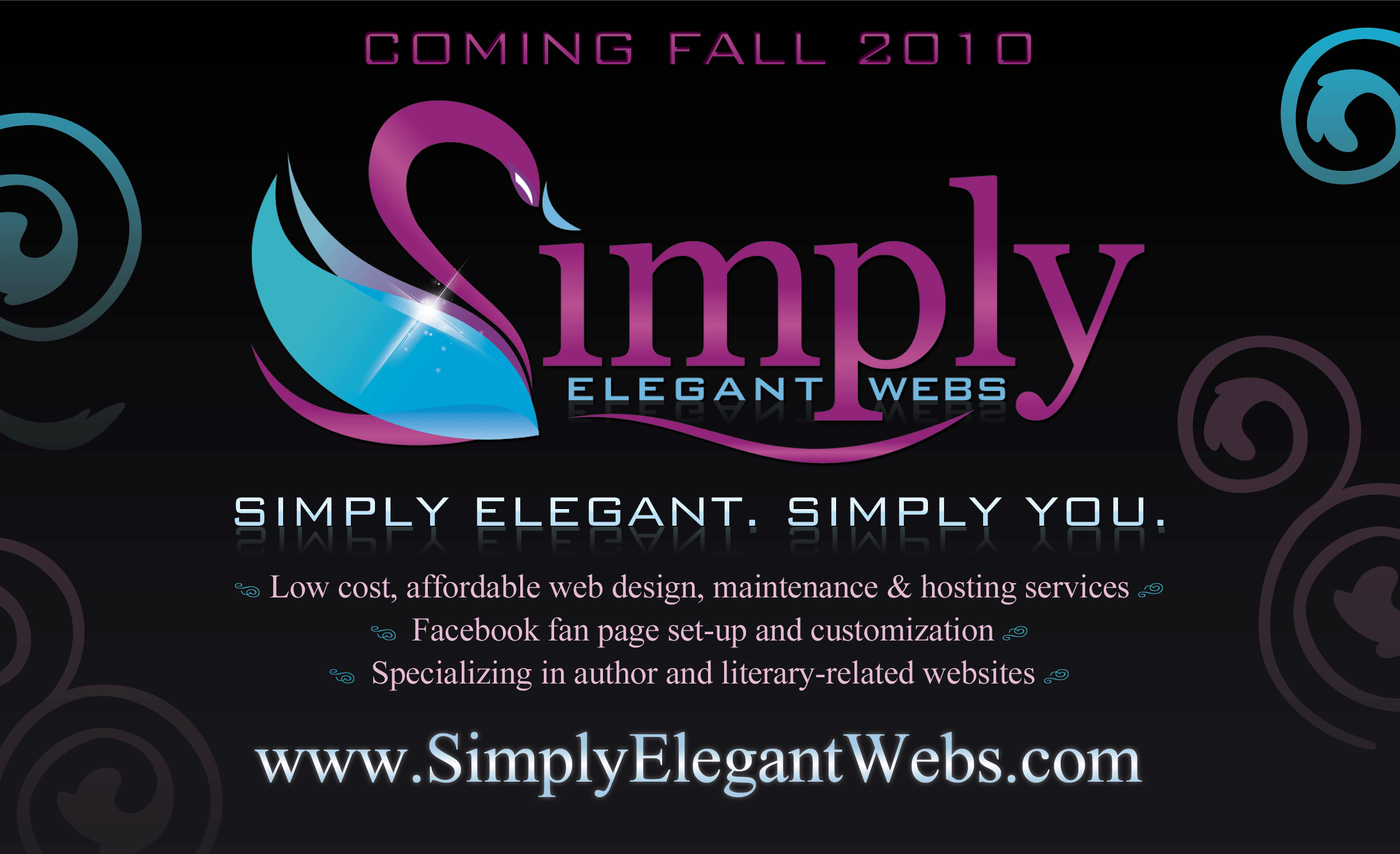 Simply Elegant Webs - Coming Fall 2010